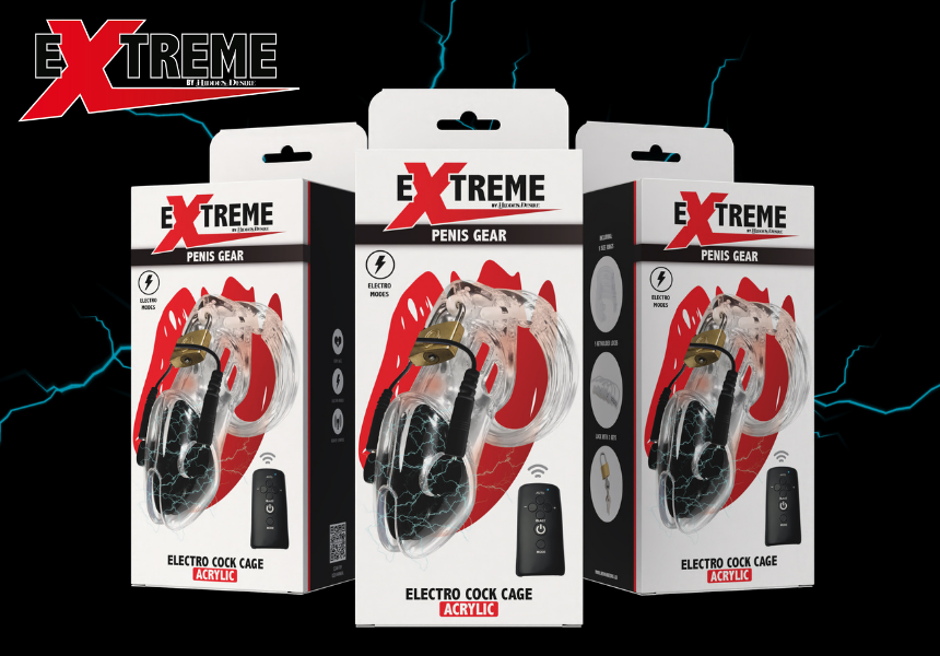 The new Electro Cock Cage by Hidden Desire