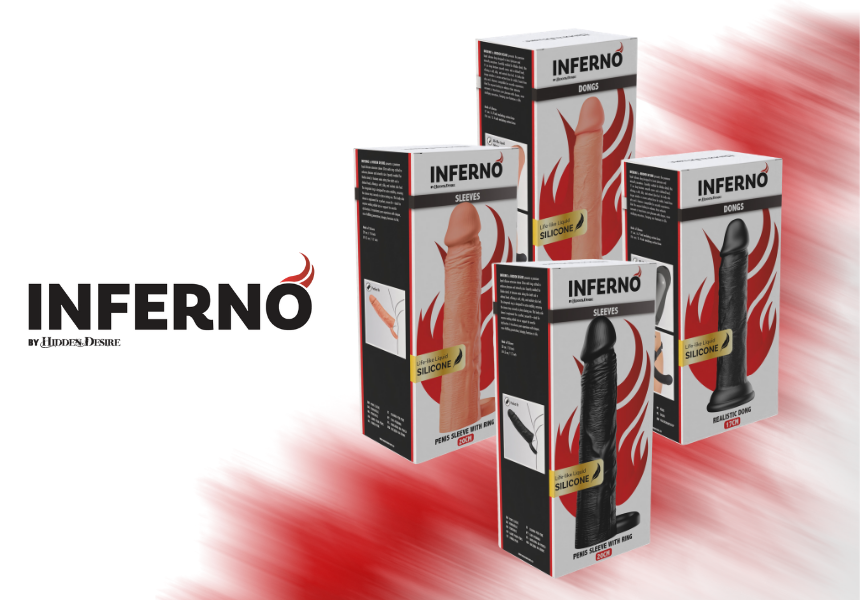 Hidden Desire Launches New Dongs & Sleeves In The Inferno Collection
