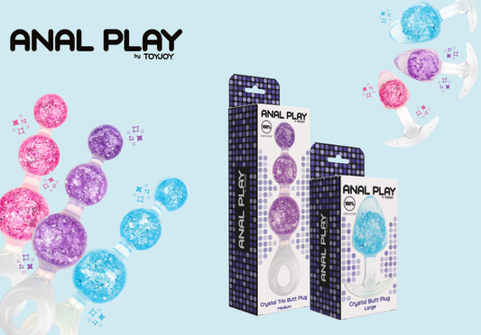 Sparkling Crystal Butt Plugs by ToyJoy