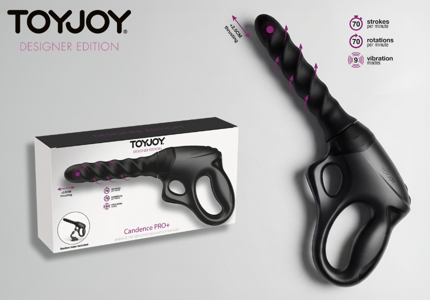 ToyJoy Designer Edition Introduces: Cadence in Motion. Fatale in Climax.