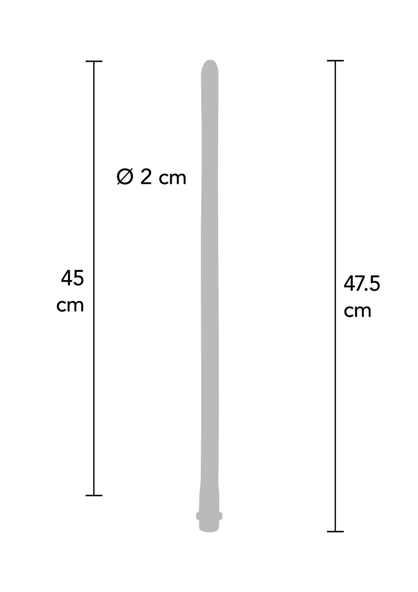 10083 toyjoy buttocks the gusher anal douche 45cm