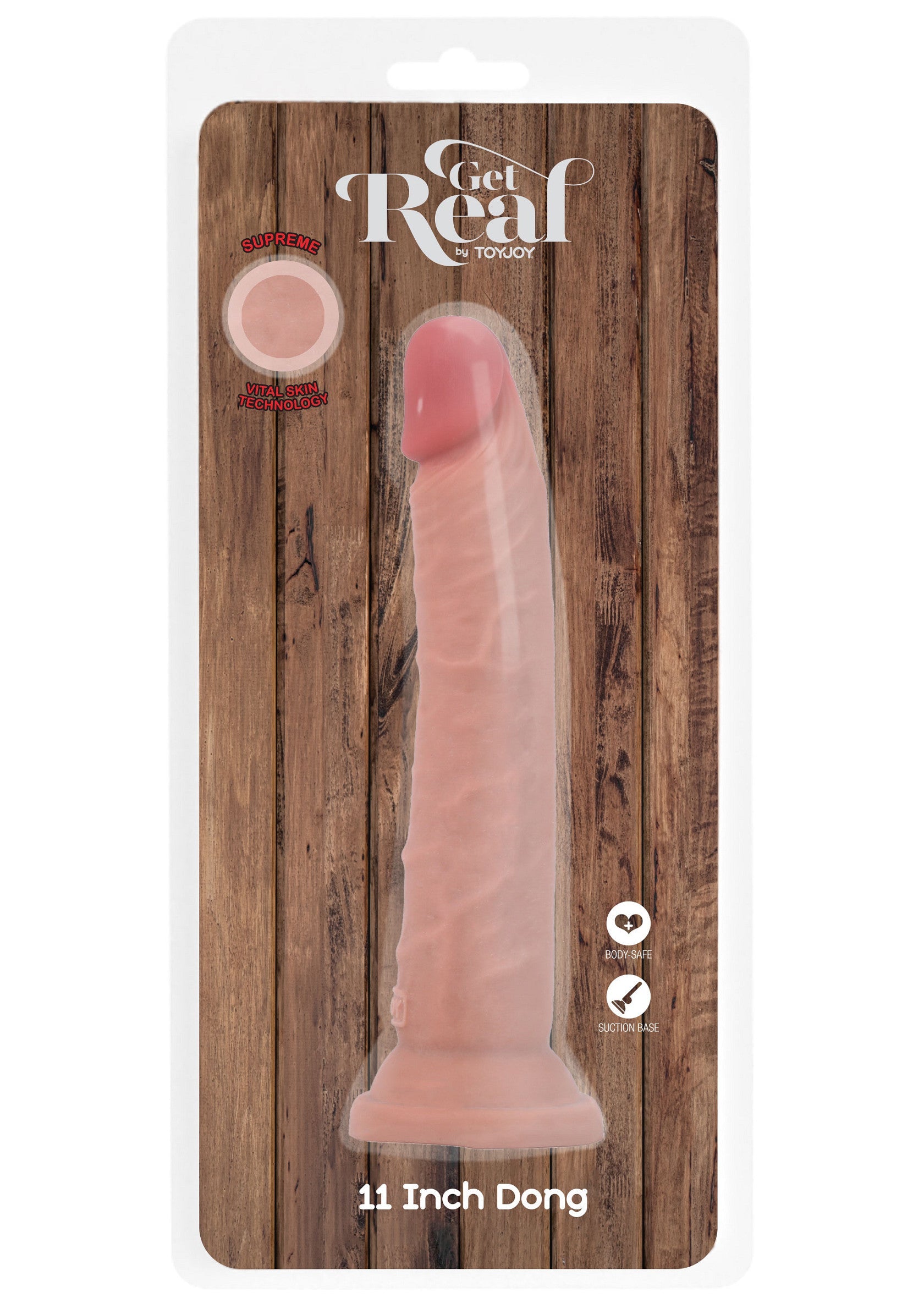 10121 toyjoy get real deluxe dual density dong tpe 30cm