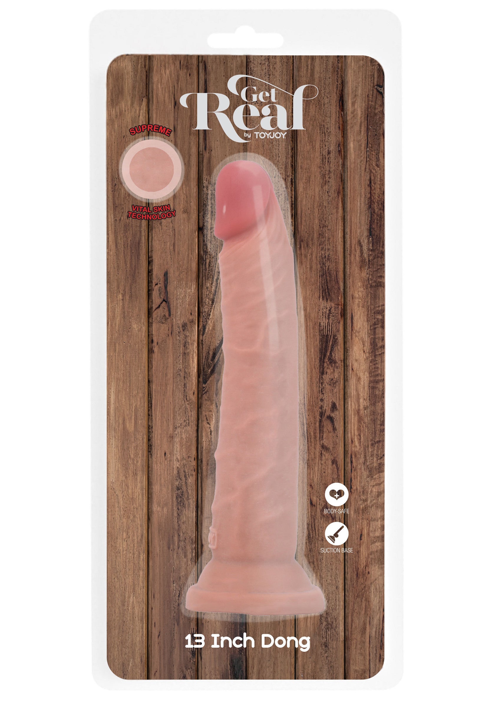 10122 toyjoy get real deluxe dual density dong tpe 33cm