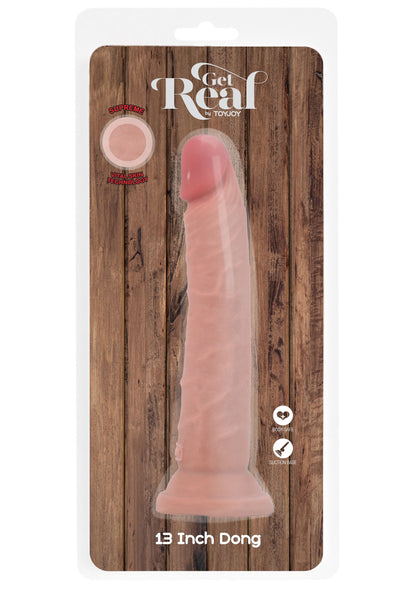 10122 toyjoy get real deluxe dual density dong tpe 33cm