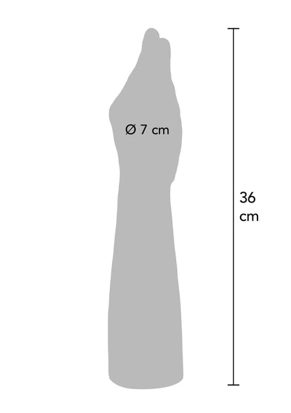 10138 toyjoy get real the hand dong pvc 36cm