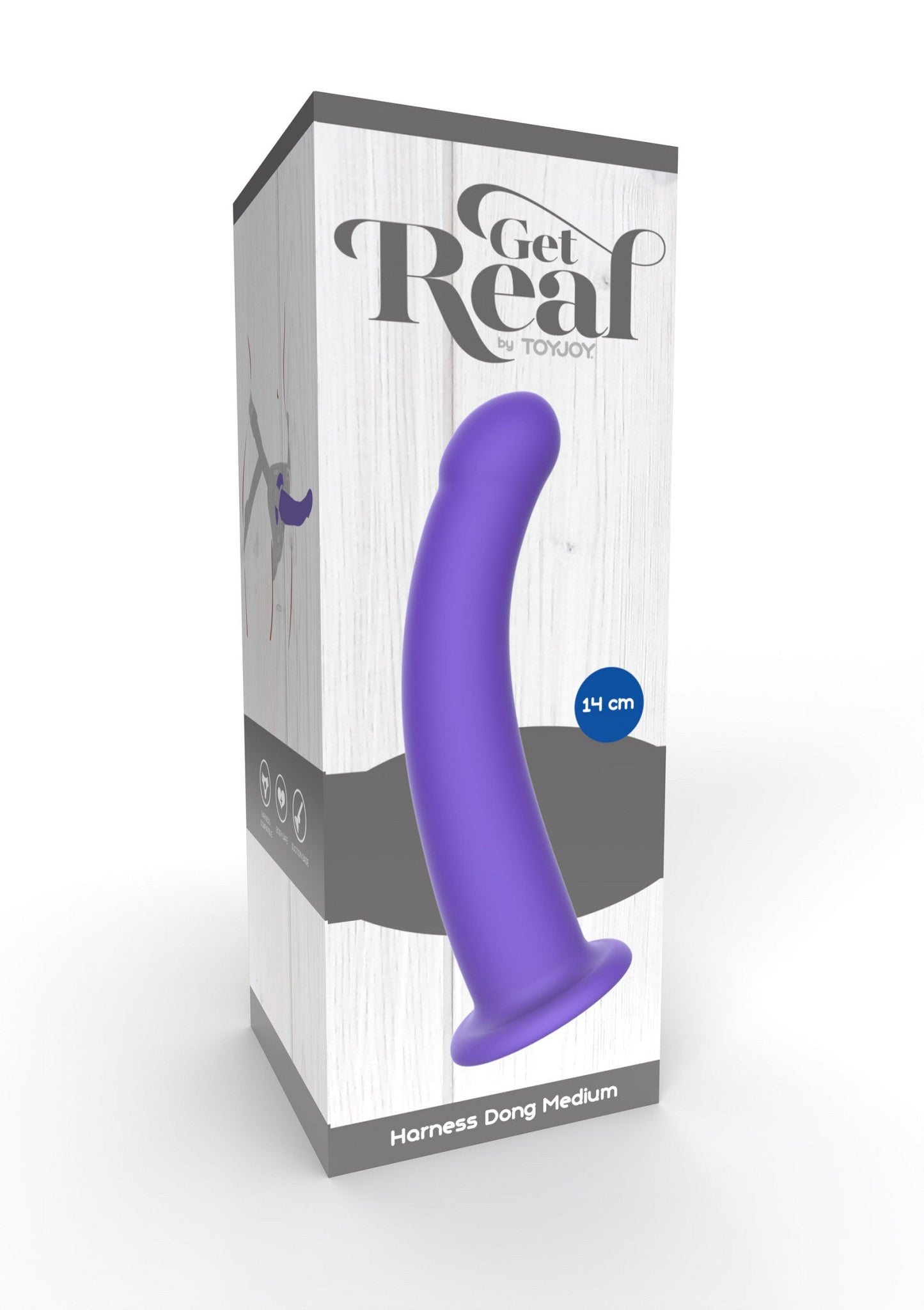 10148 toyjoy get real harness dong silicone m