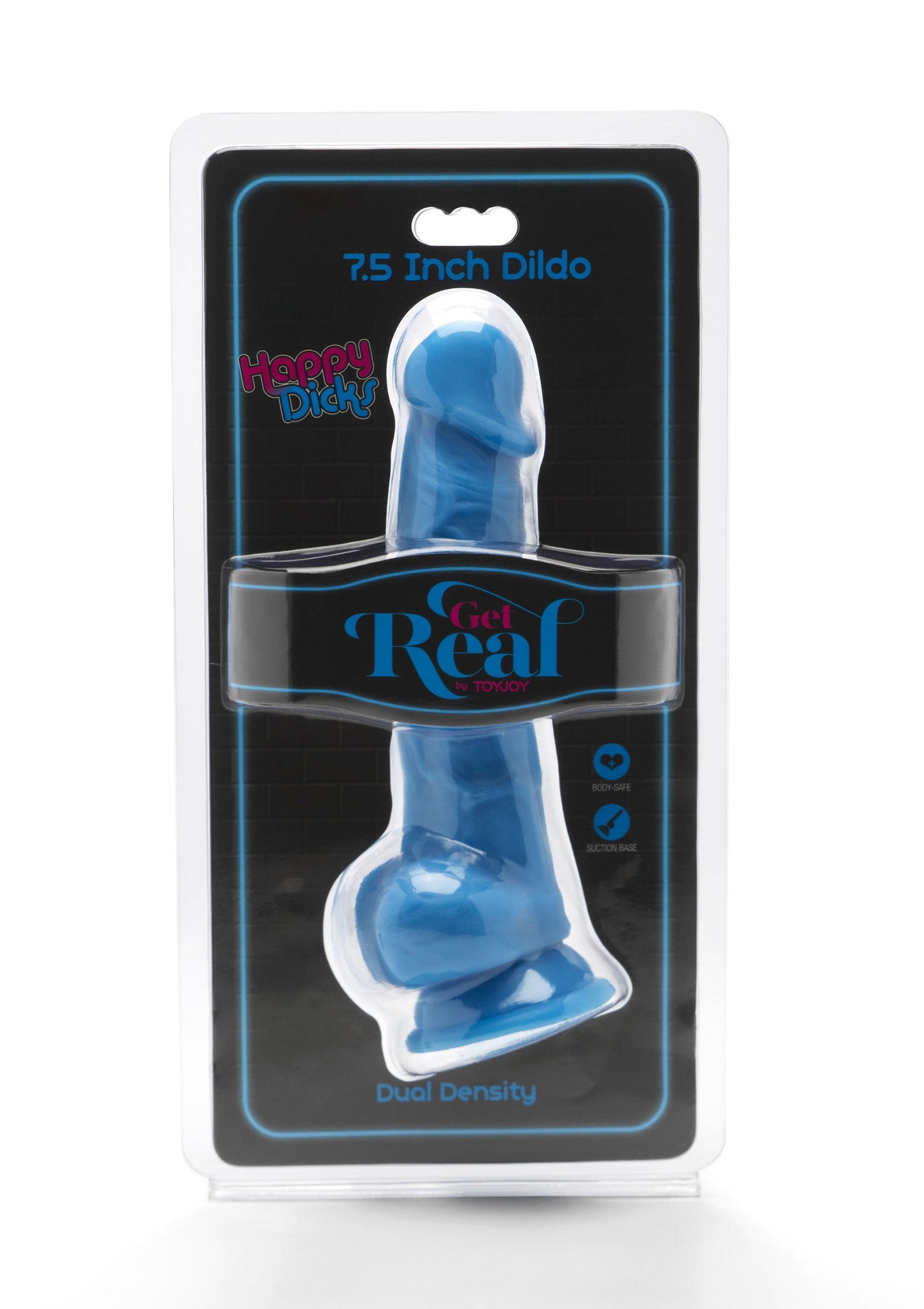 10181 toyjoy get real happy dicks dildo pvc 19cm
