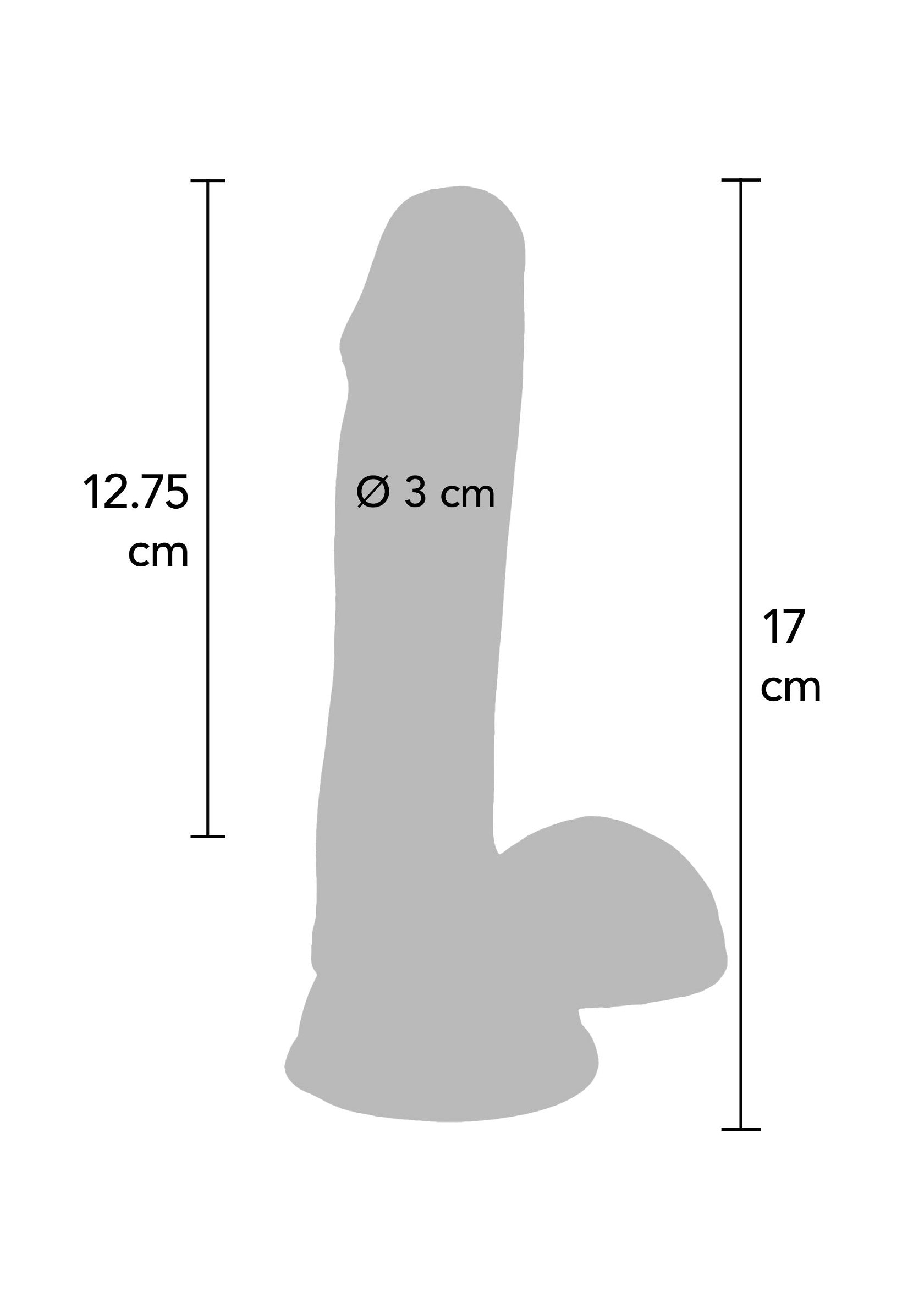 10182 toyjoy get real dual density dildo 17cm