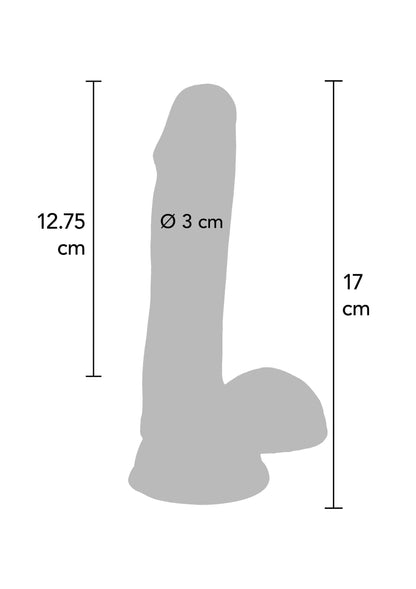 10182 toyjoy get real dual density dildo 17cm