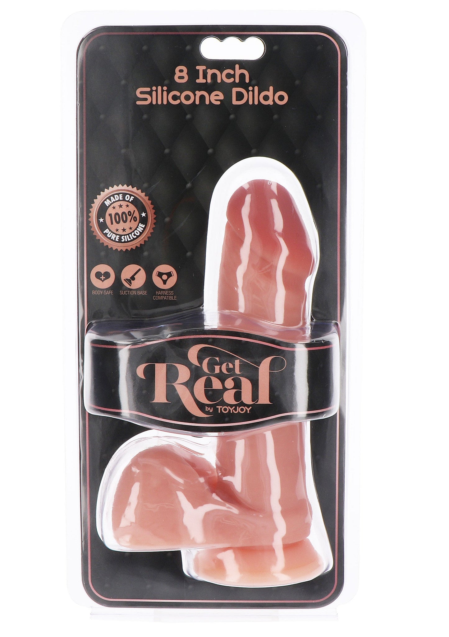 10193 toyjoy get real dildo silicone 20cm