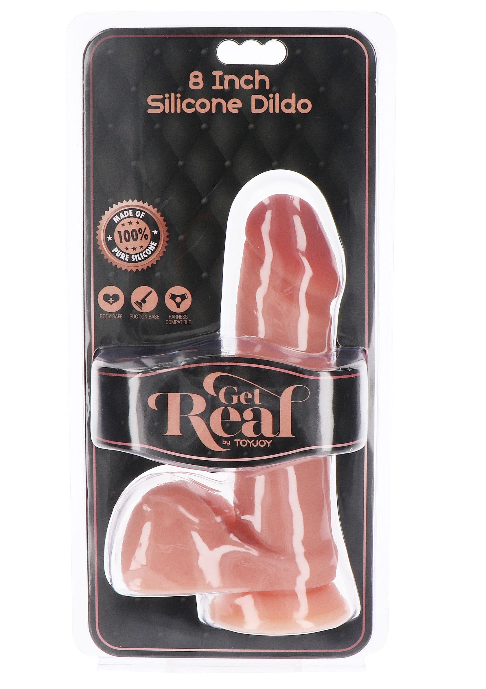 10193 toyjoy get real dildo silicone 20cm