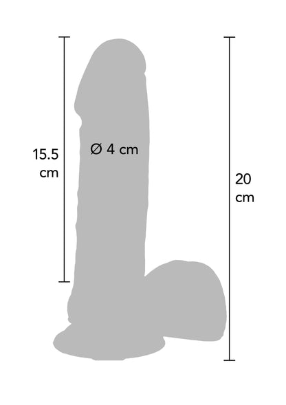 10193 toyjoy get real dildo silicone 20cm