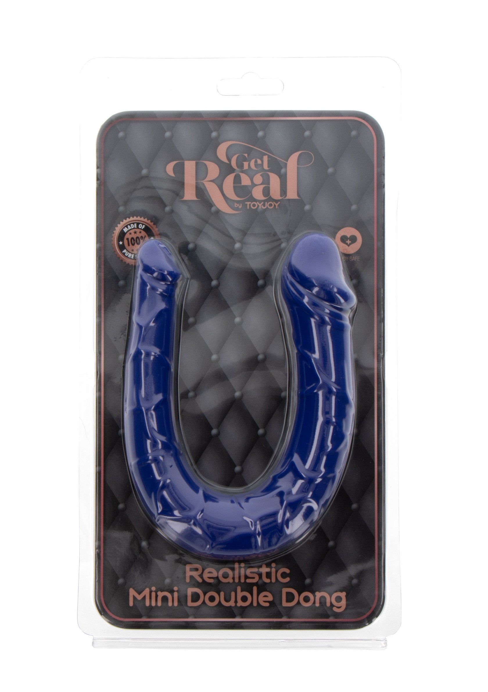 10196 toyjoy get real realistic mini double dong silicone