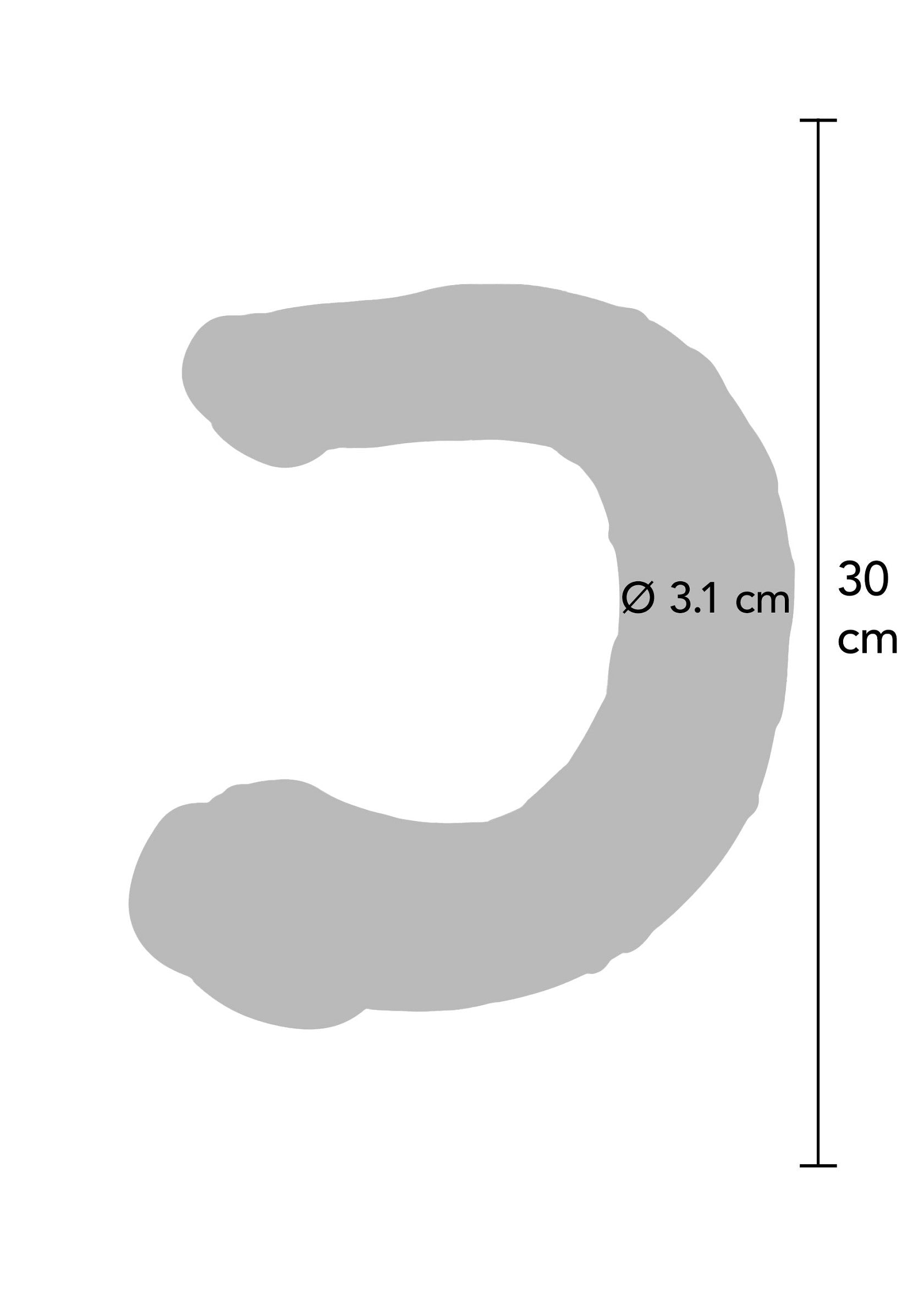 10196 toyjoy get real realistic mini double dong silicone