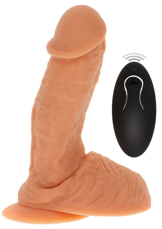 10209 toyjoy get real vibrating dildo 17cm