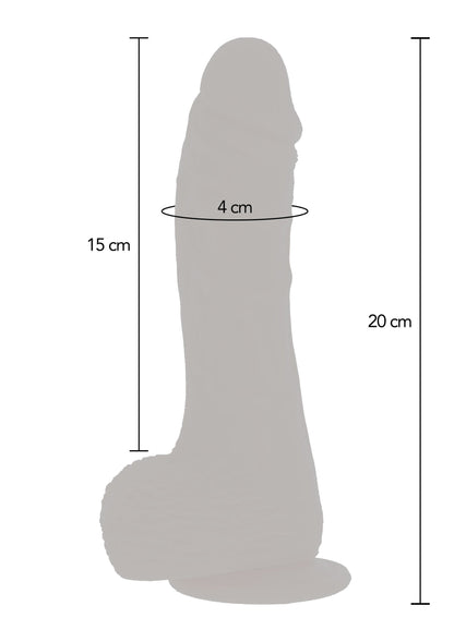 10211 toyjoy get real updown rotating vibrating dildo 21cm