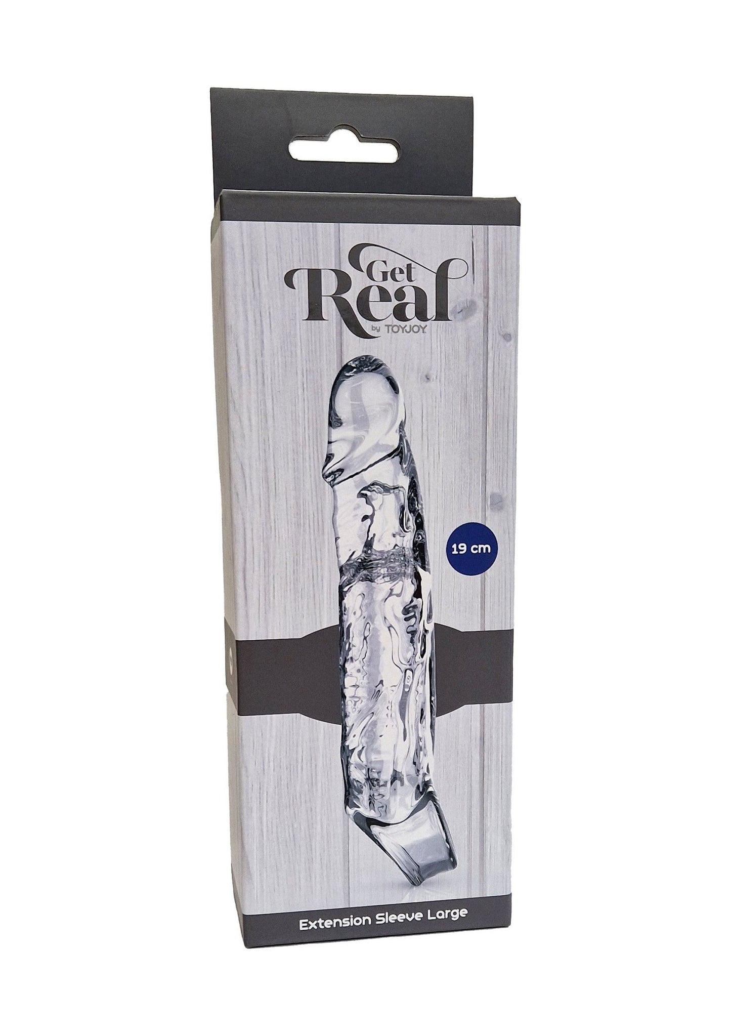 10214 toyjoy get real extension sleeve tpe large 19cm
