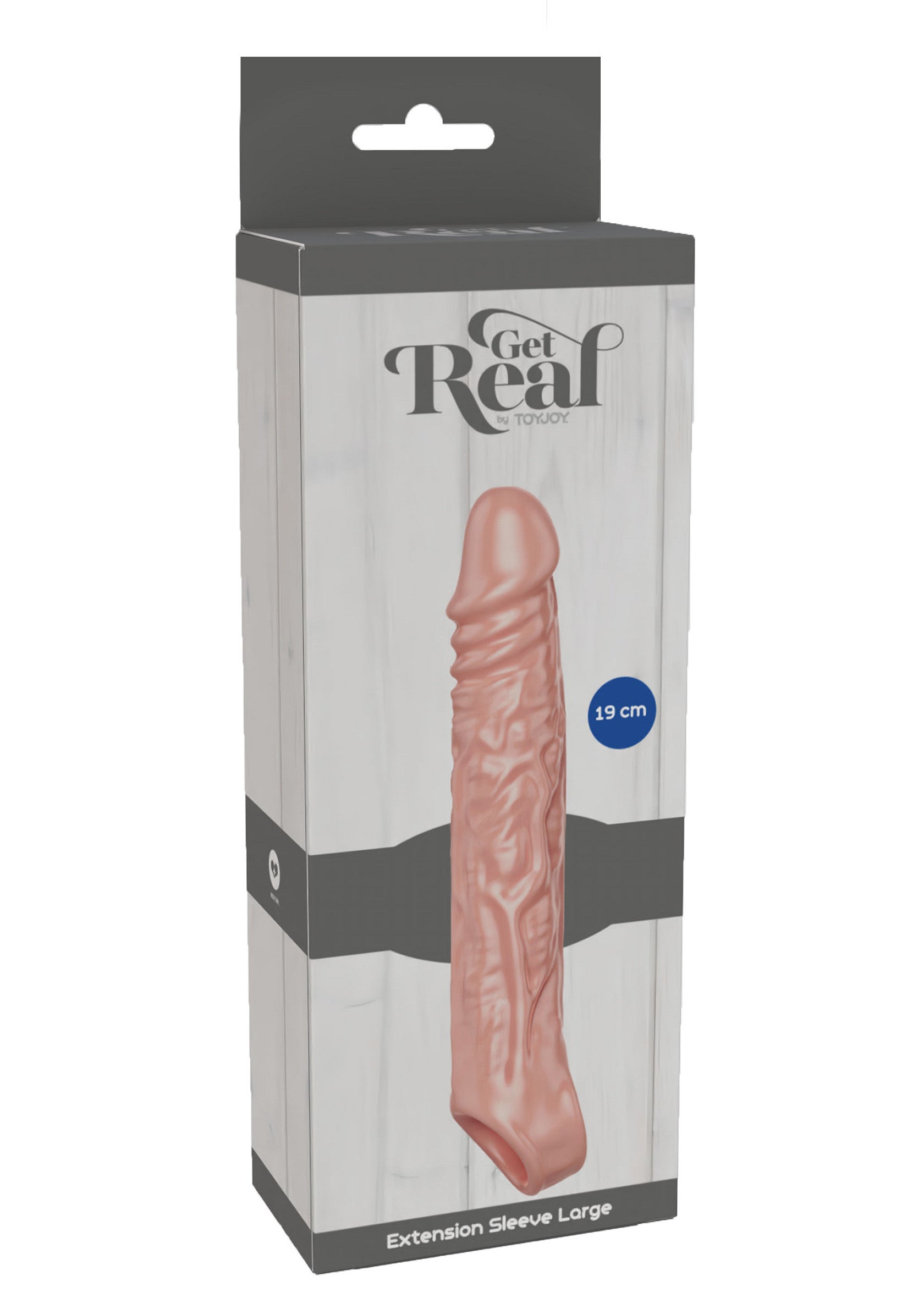 10214 toyjoy get real extension sleeve tpe large 19cm
