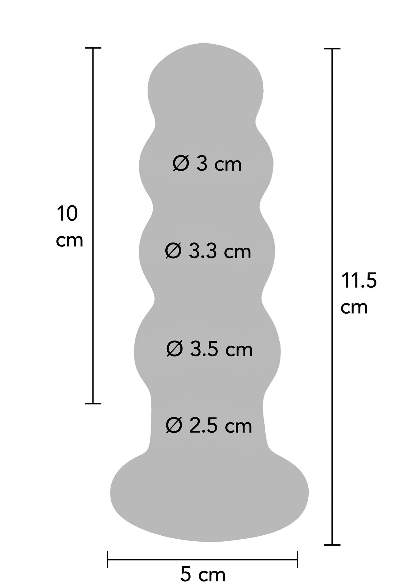 10217 toyjoy buttocks radiant vibrating glass plug