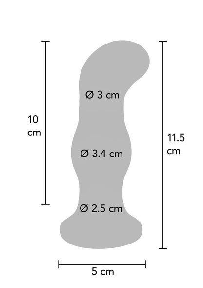 10218 toyjoy buttocks gleaming vibrating glass plug