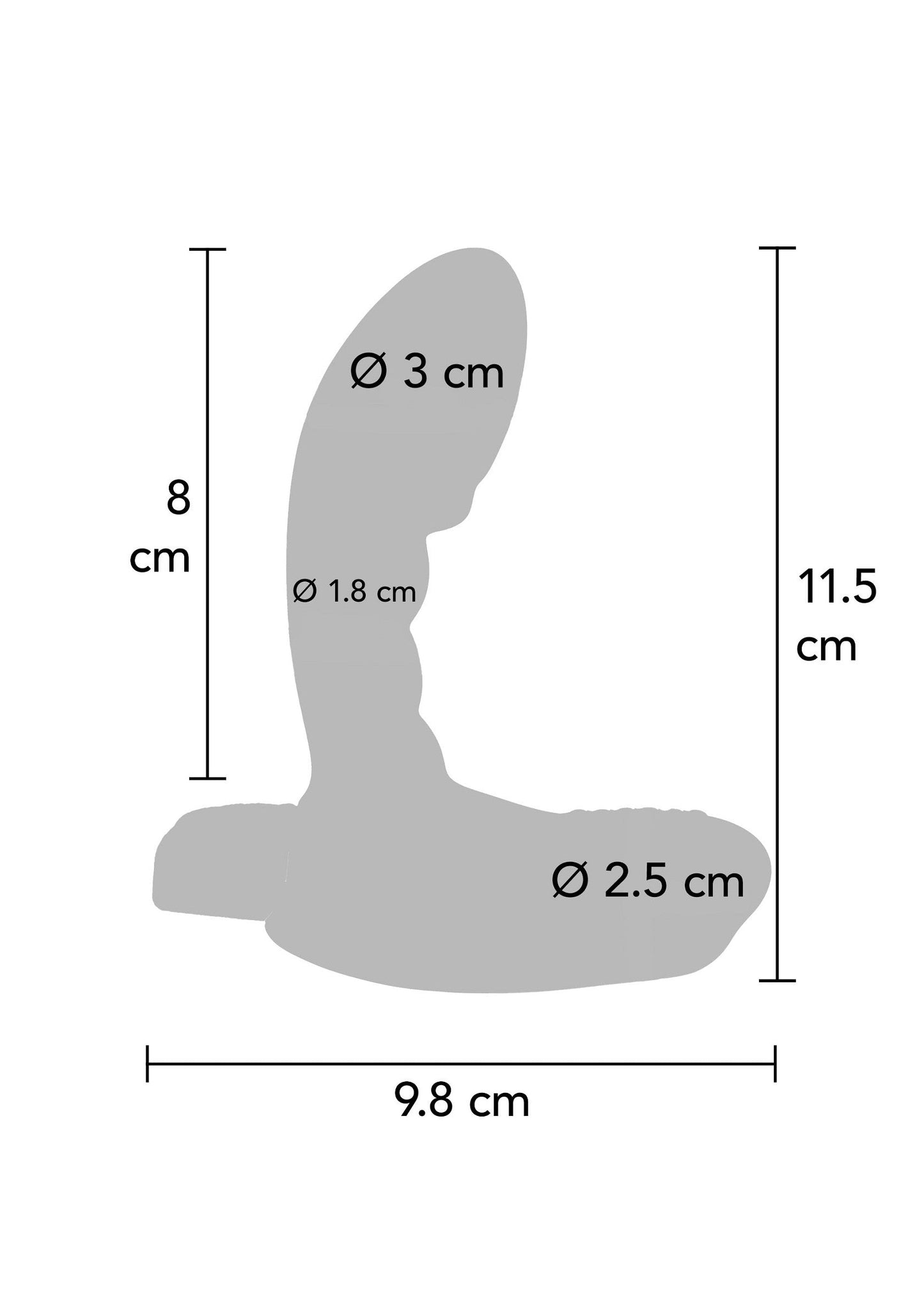 10228 toyjoy buttocks the heroic p spot buttplug