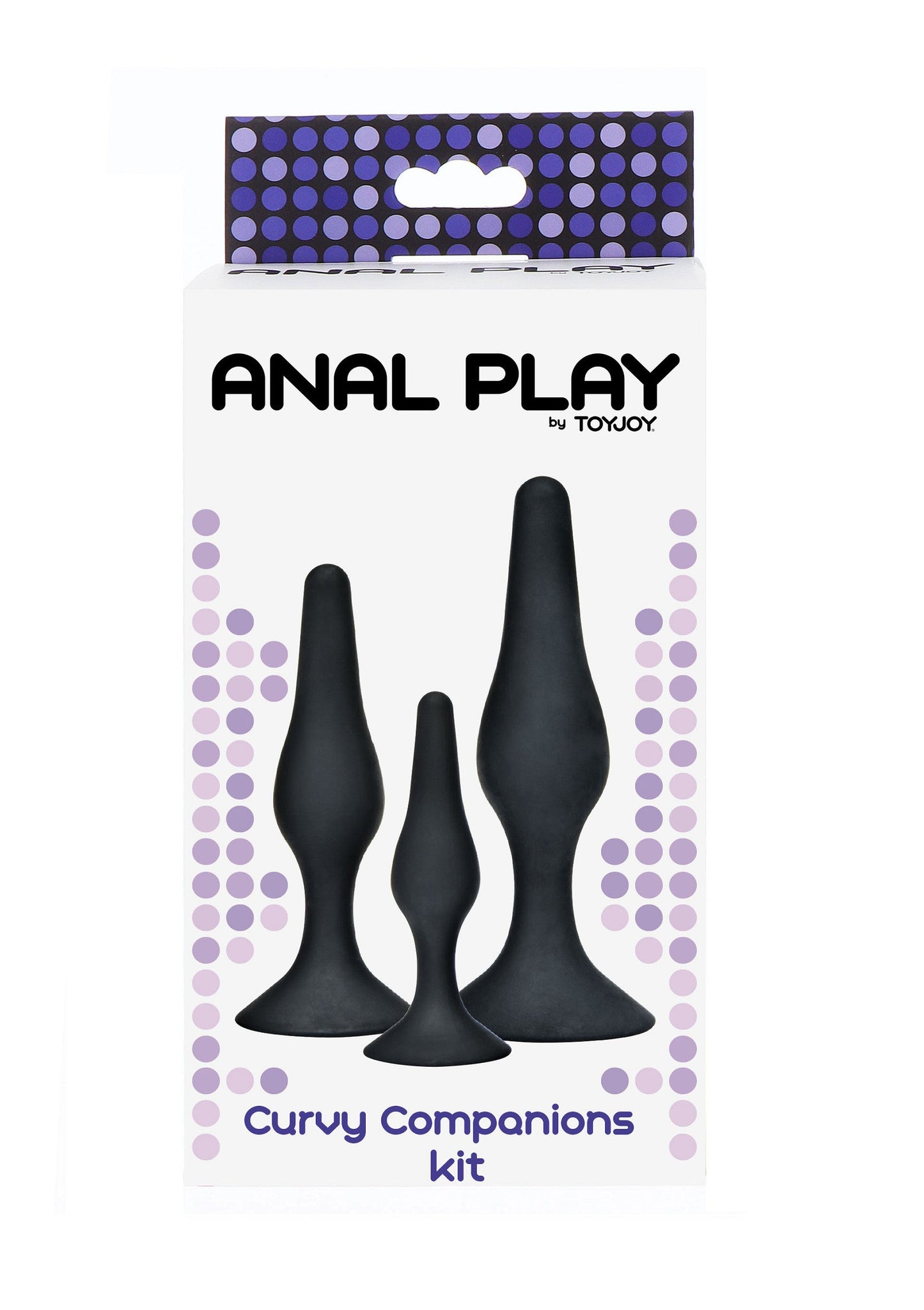 10283 toyjoy anal play curvy companions kit 3 pcs