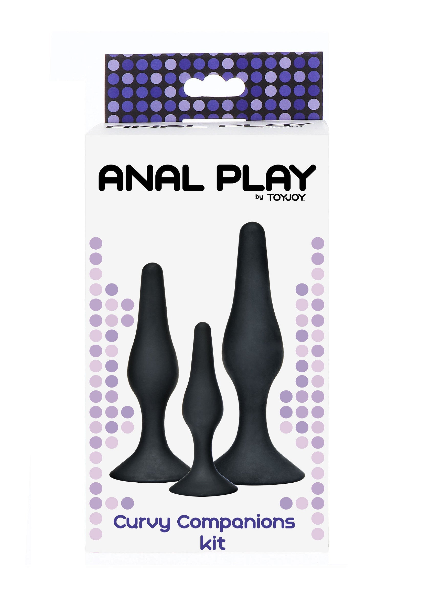 10283 toyjoy anal play curvy companions kit 3 pcs