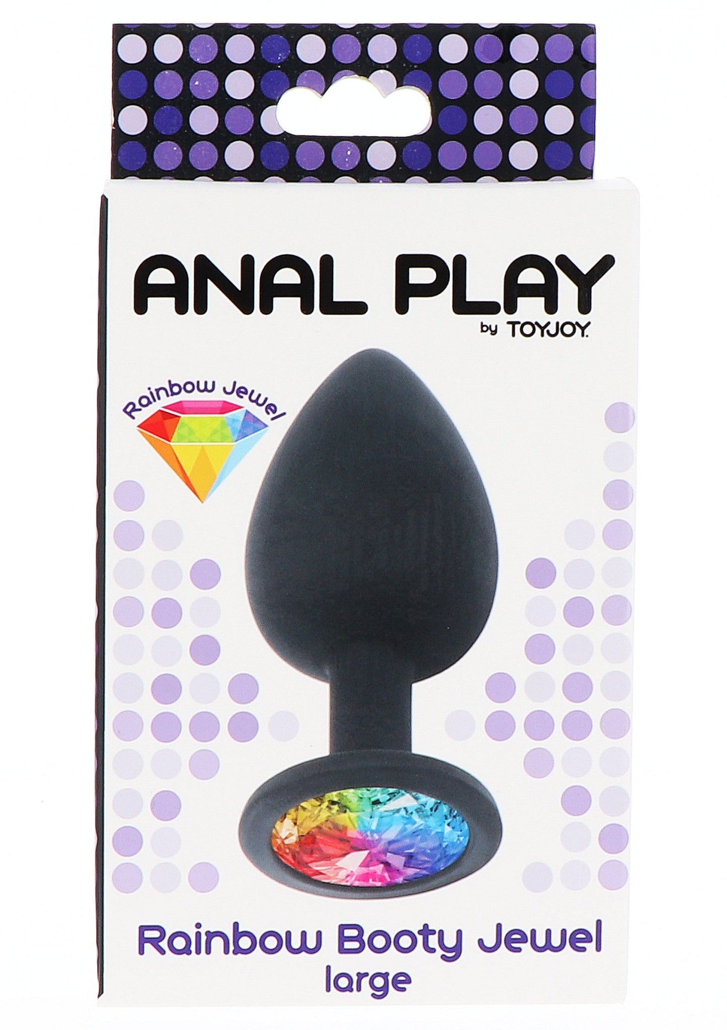 10298 toyjoy anal play rainbow booty jewel large
