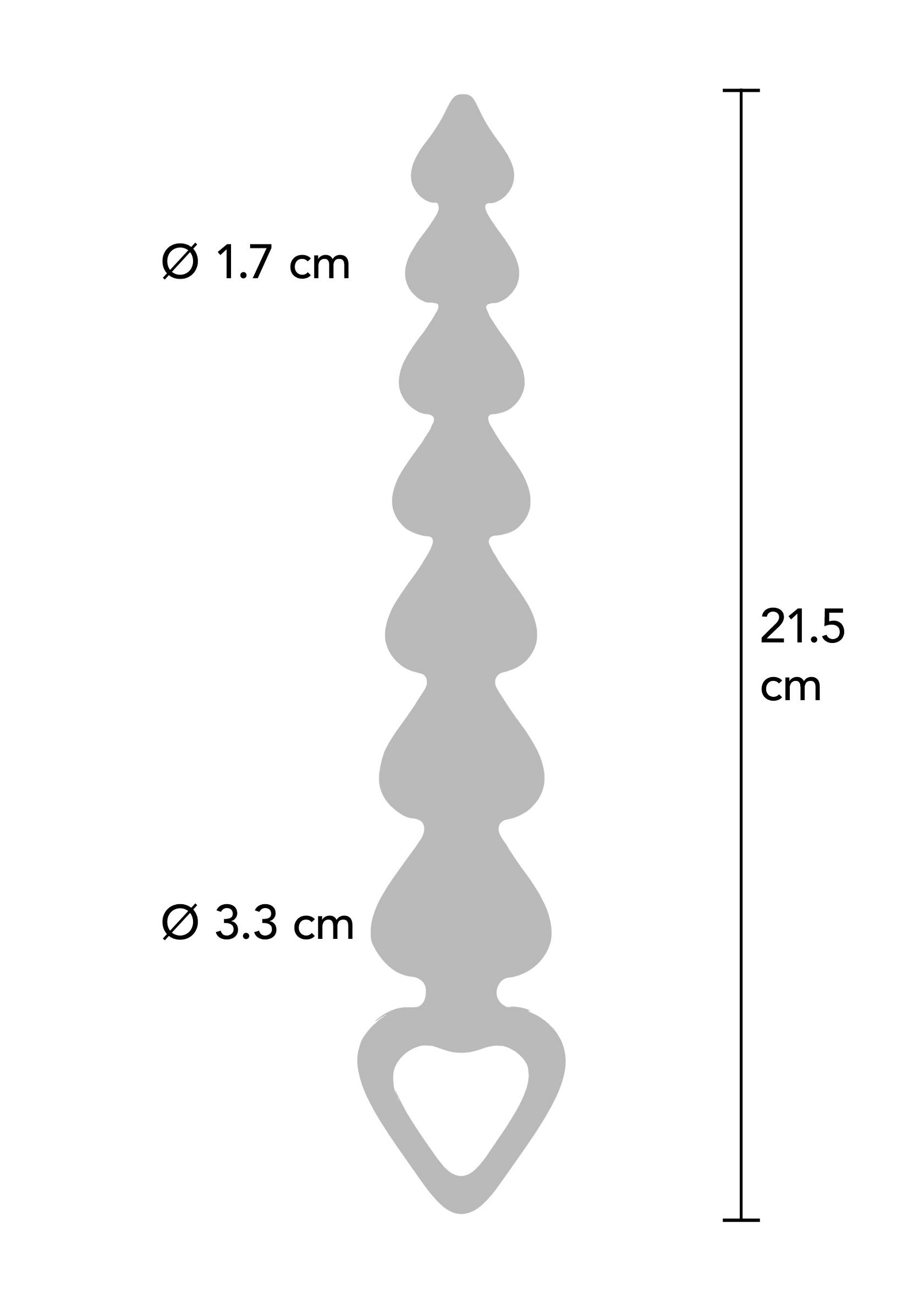 10299 toyjoy anal play heart beads