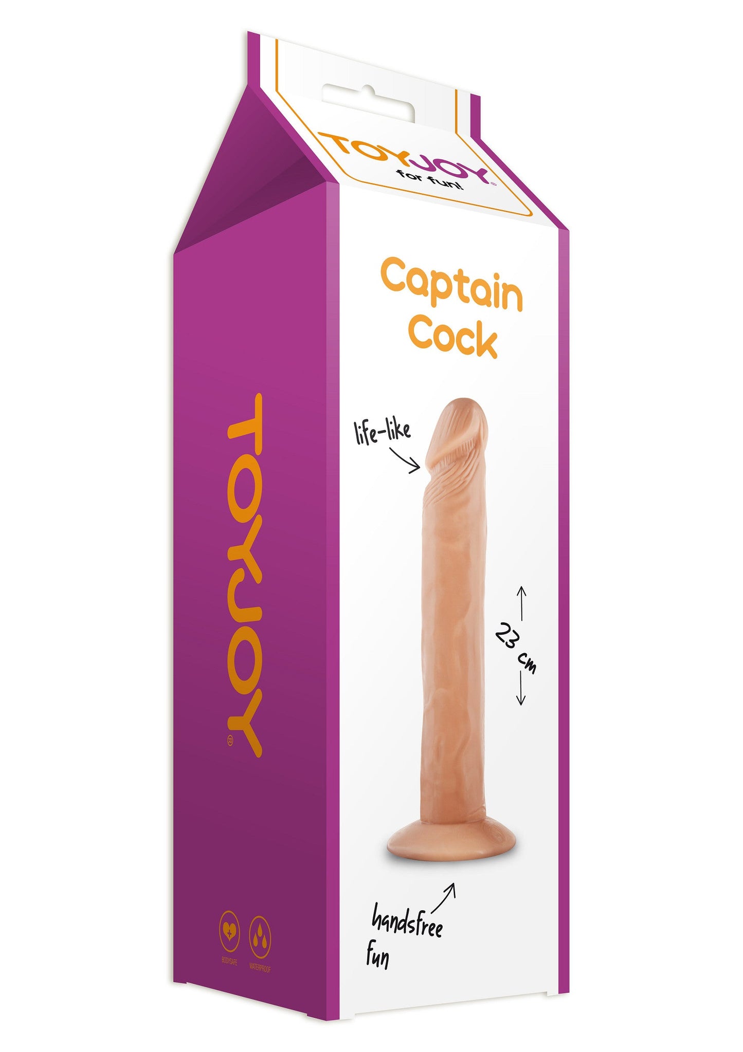 10344 toyjoy classics captain cock dong 23cm