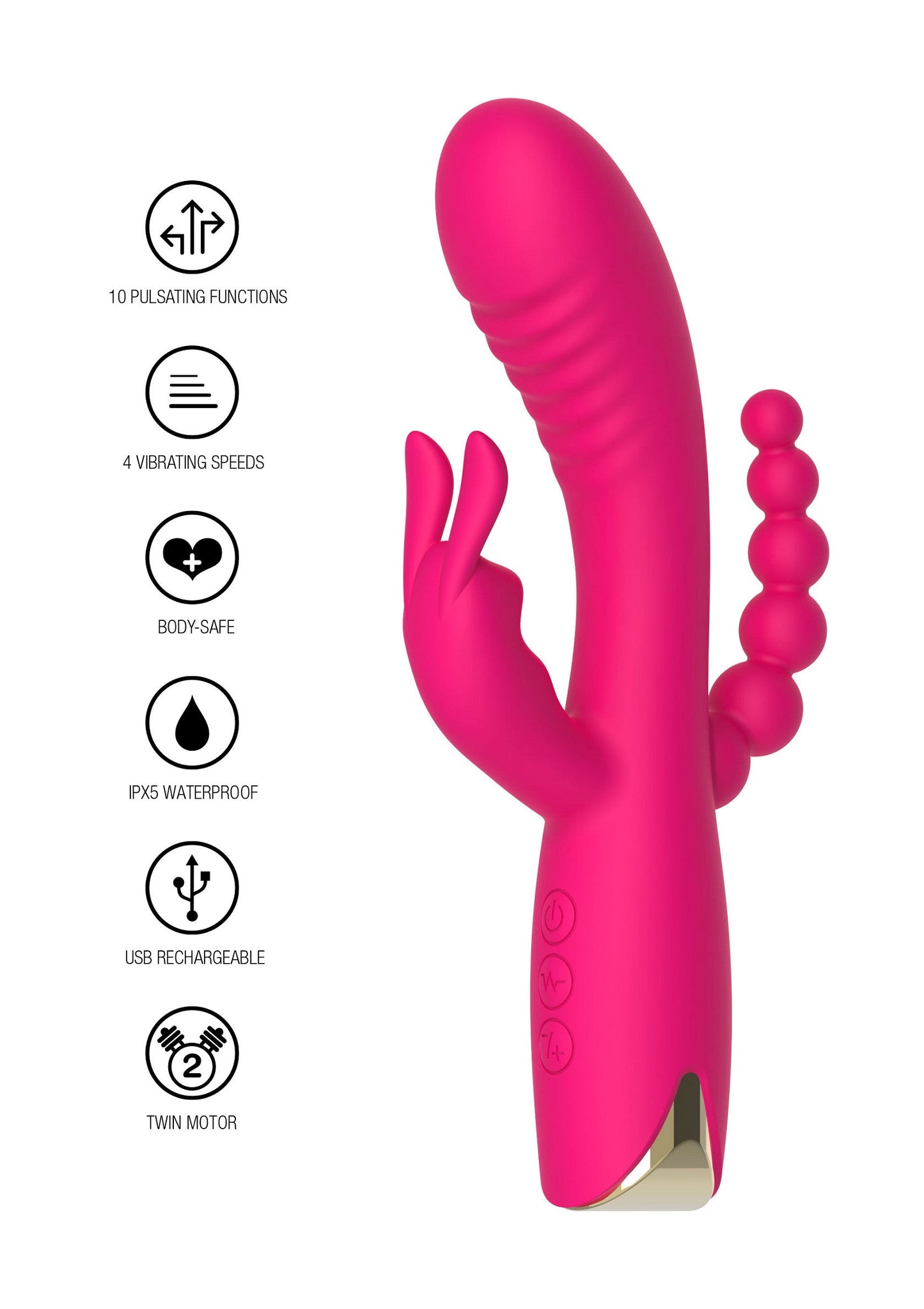 10375 toyjoy designer edition aphrodite triple vibrator