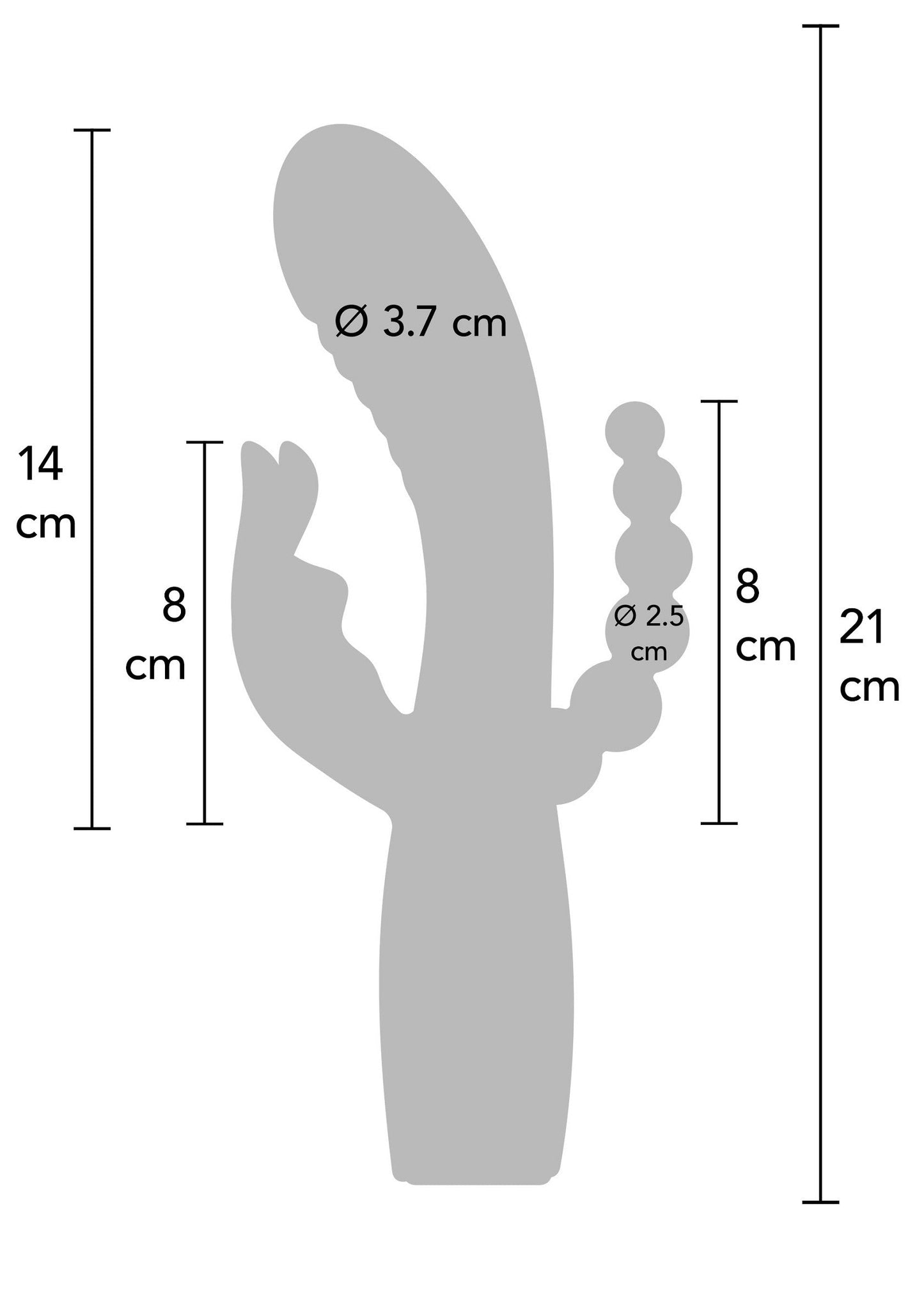 10375 toyjoy designer edition aphrodite triple vibrator