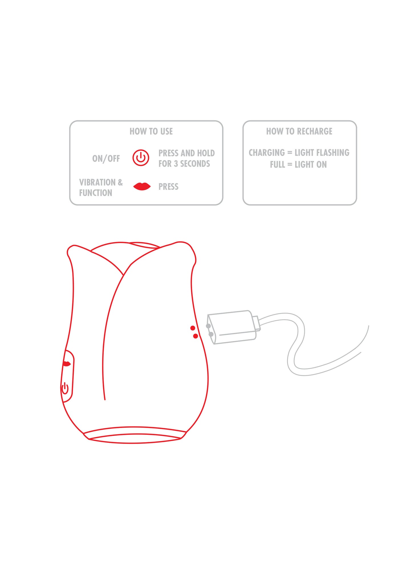 Ravishing Rose Pulse Stimulator