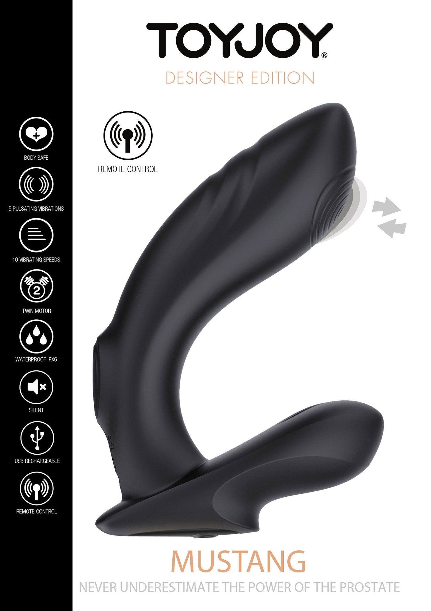 10379 toyjoy designer edition mustang prostate massager