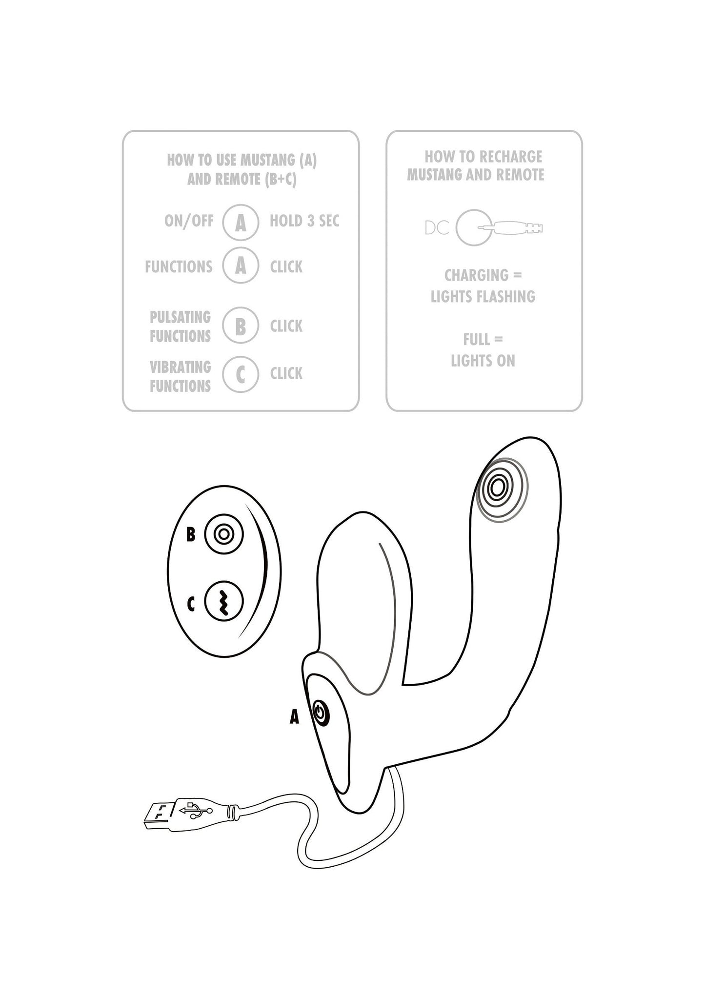 10379 toyjoy designer edition mustang prostate massager