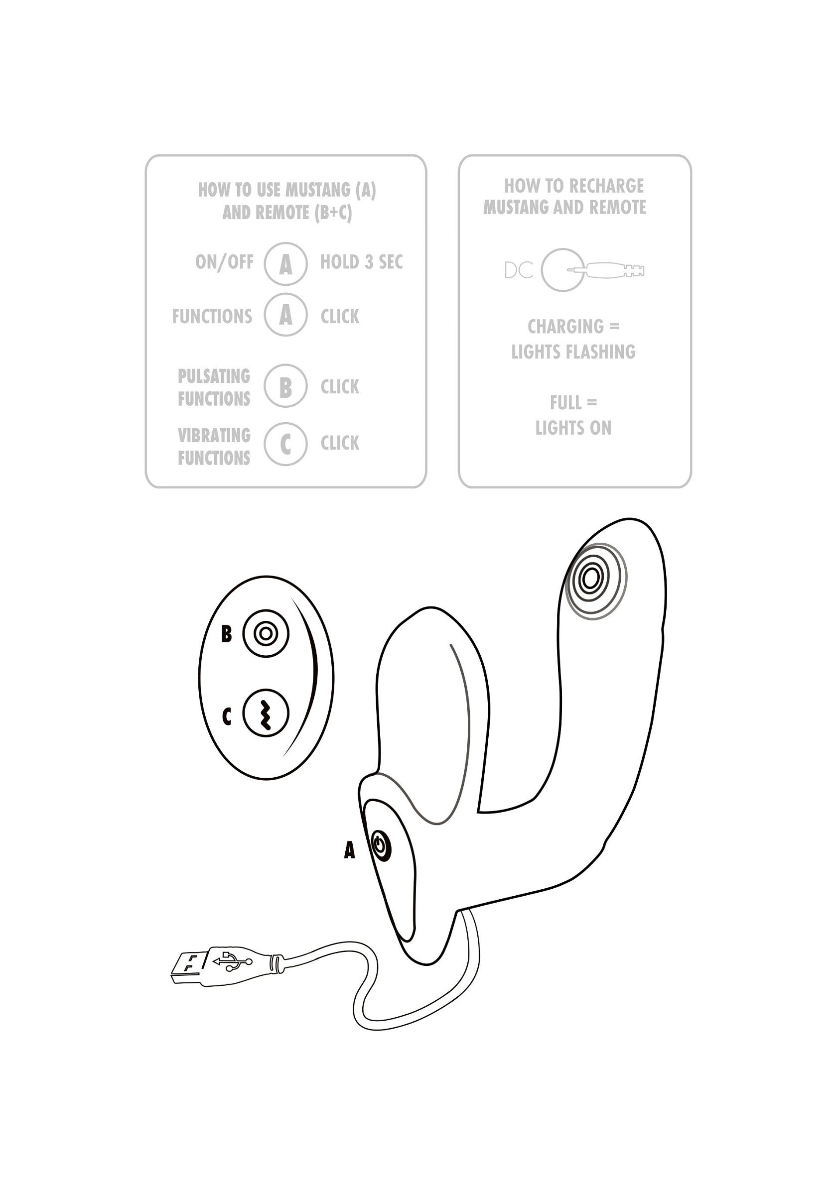 10379 toyjoy designer edition mustang prostate massager