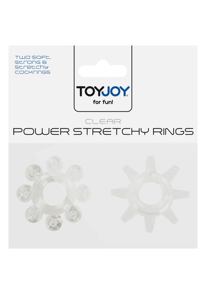 10459 toyjoy manpower power stretchy rings 2 pcs