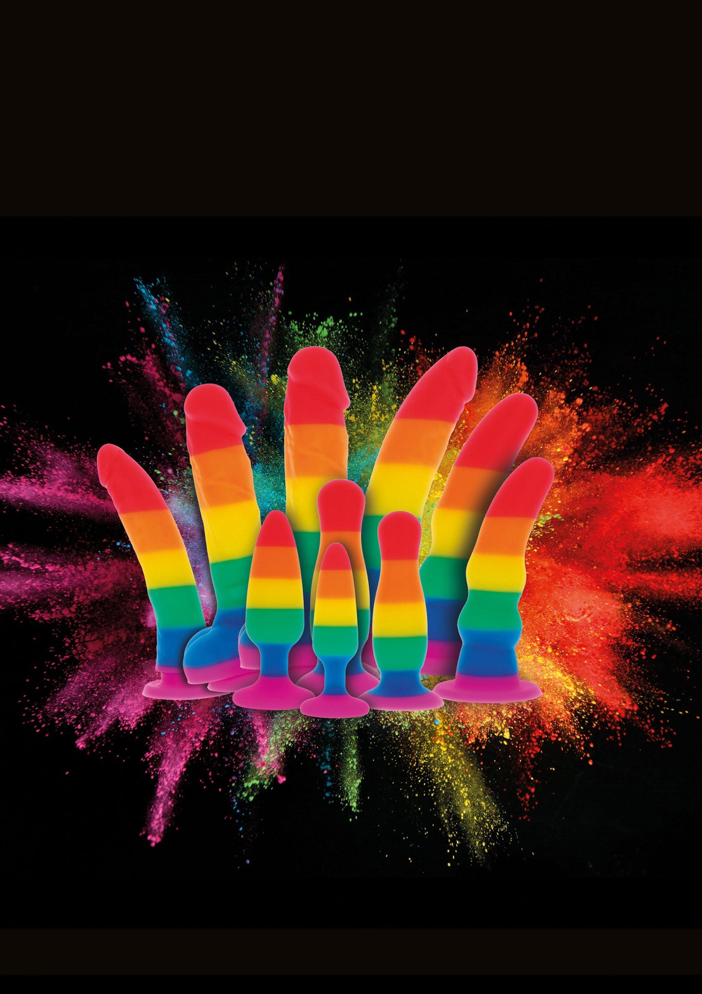 10559 toyjoy pride unicorn dancer dildo 21cm