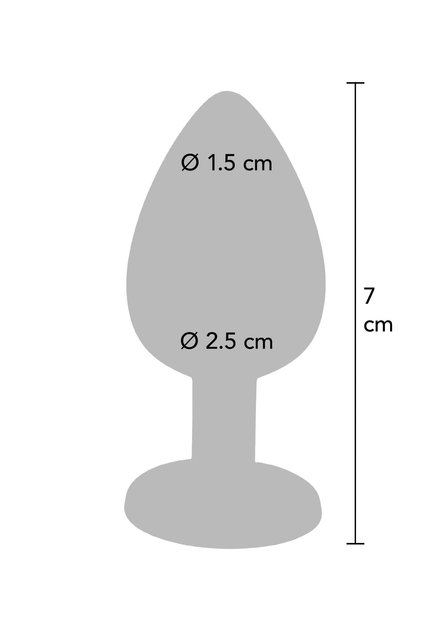 10573 toyjoy anal play diamond booty jewel small