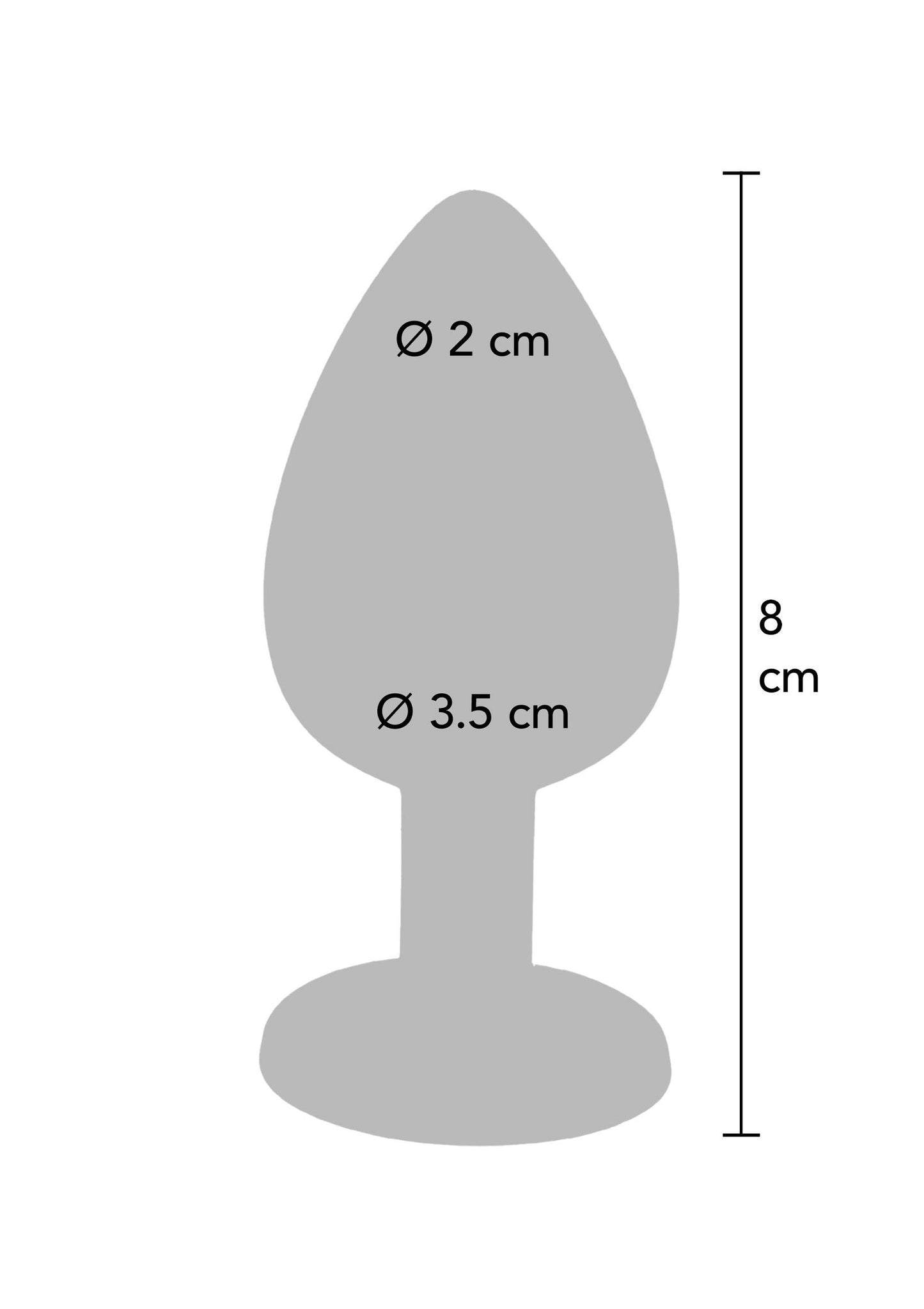 10574 toyjoy anal play diamond booty jewel medium