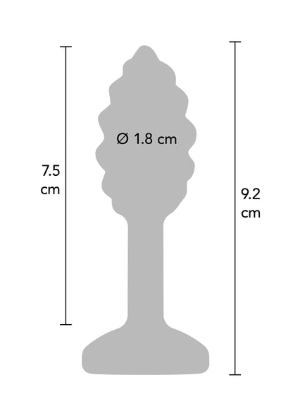 10580 toyjoy anal play swirl anal plug