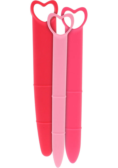 10956 mae b intimate health silicone vaginal dilators 3pcs