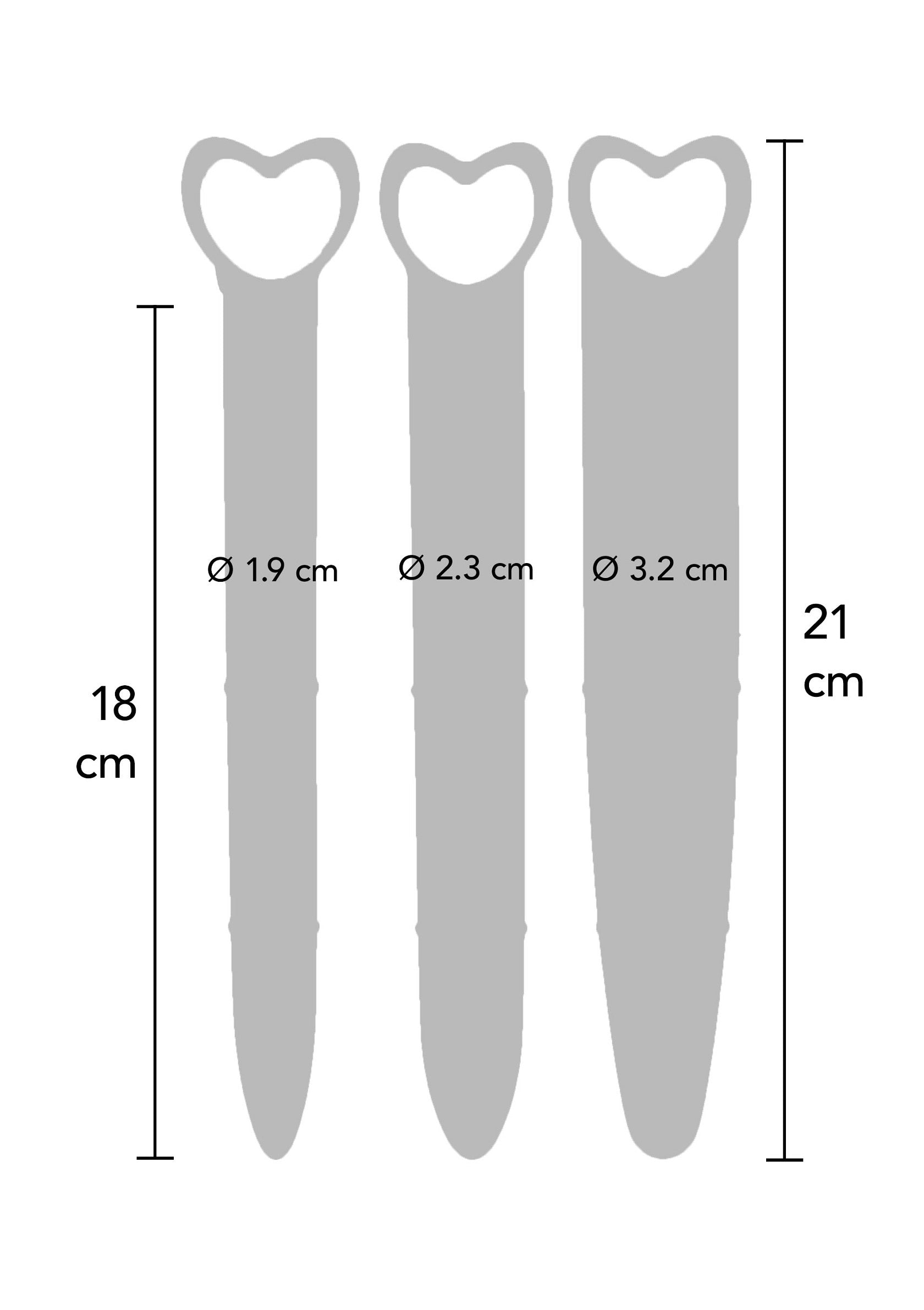 10956 mae b intimate health silicone vaginal dilators 3pcs