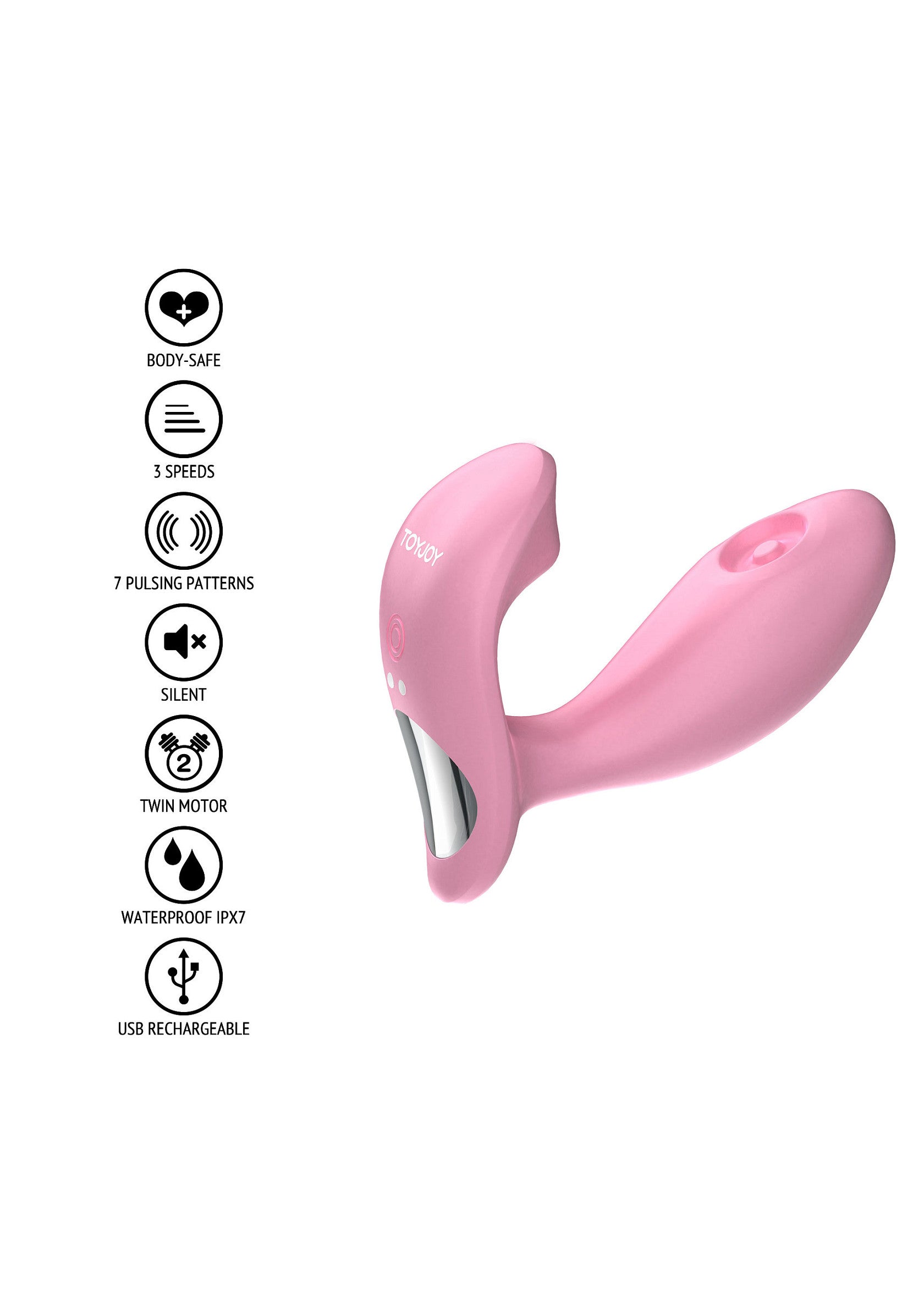 11022 toyjoy urban flamingo pulsating g spot vibrator