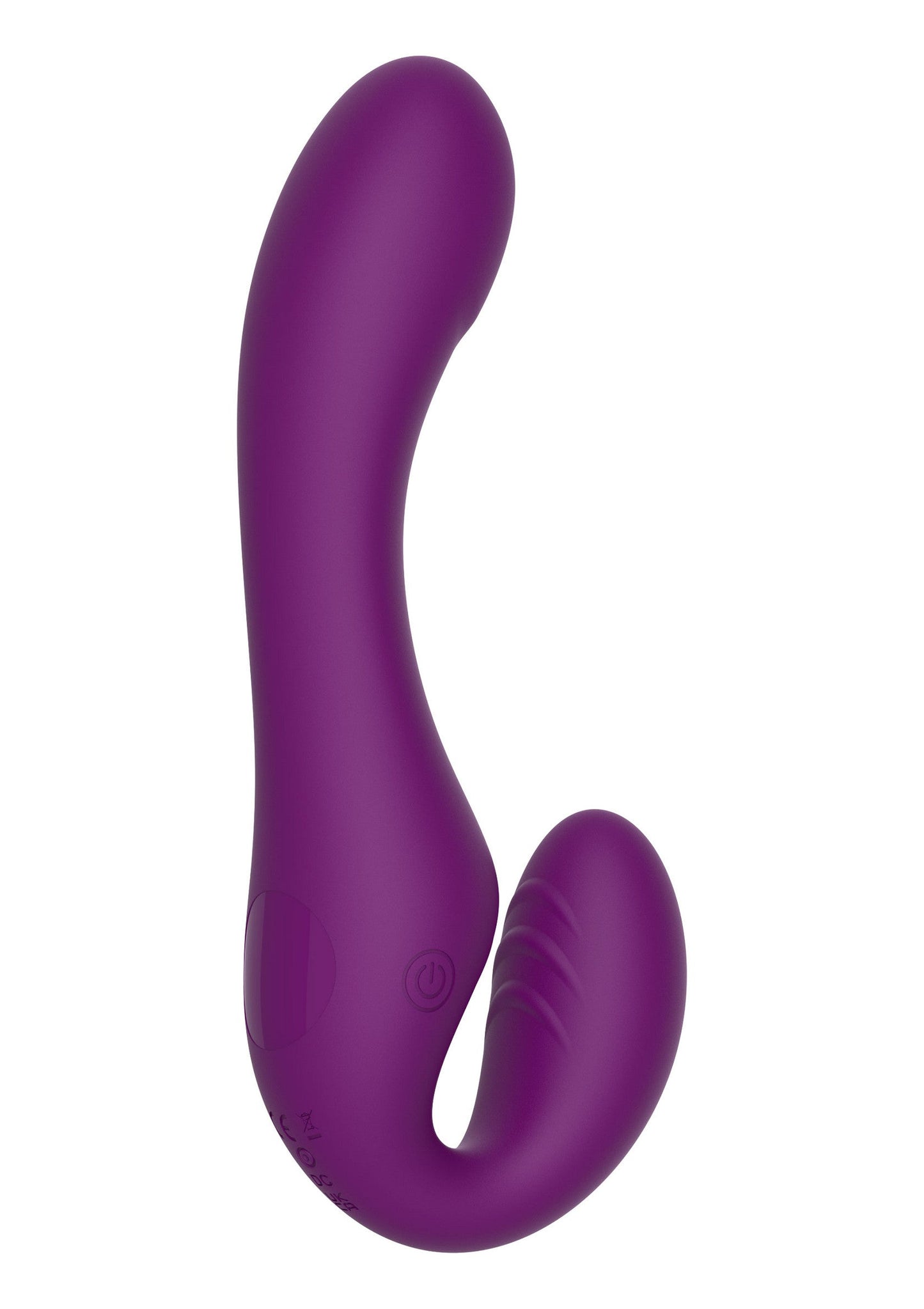 11109 xocoon strapless strap on pulse vibrator