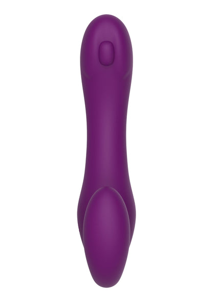 11109 xocoon strapless strap on pulse vibrator