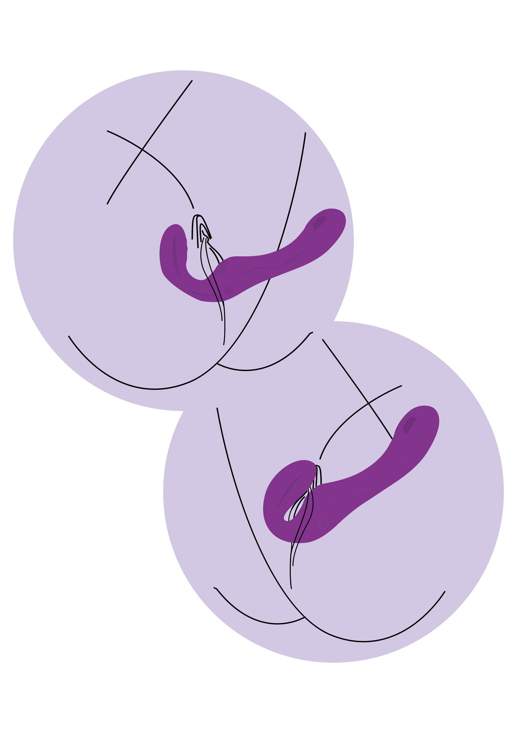 11109 xocoon strapless strap on pulse vibrator