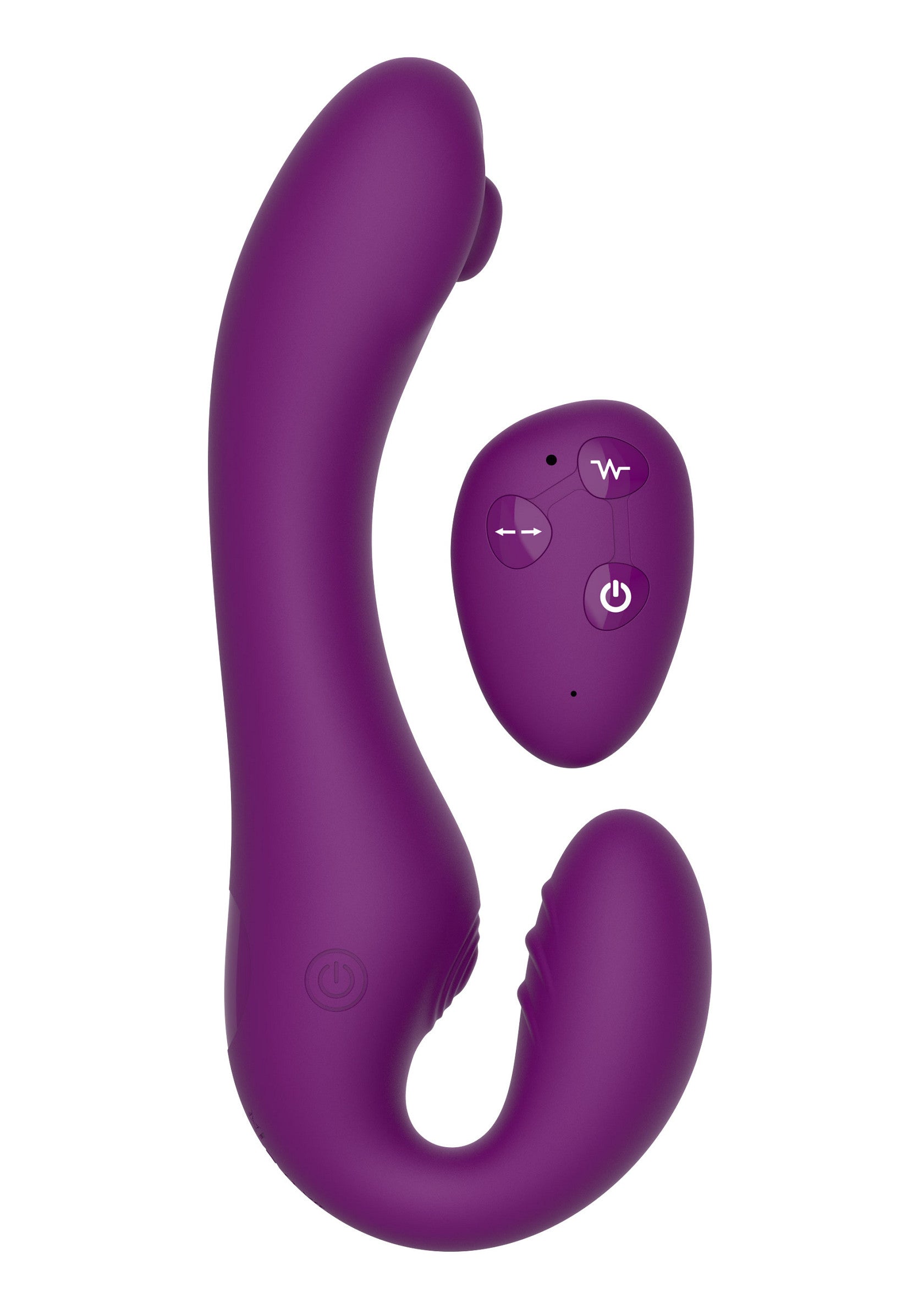 11109 xocoon strapless strap on pulse vibrator