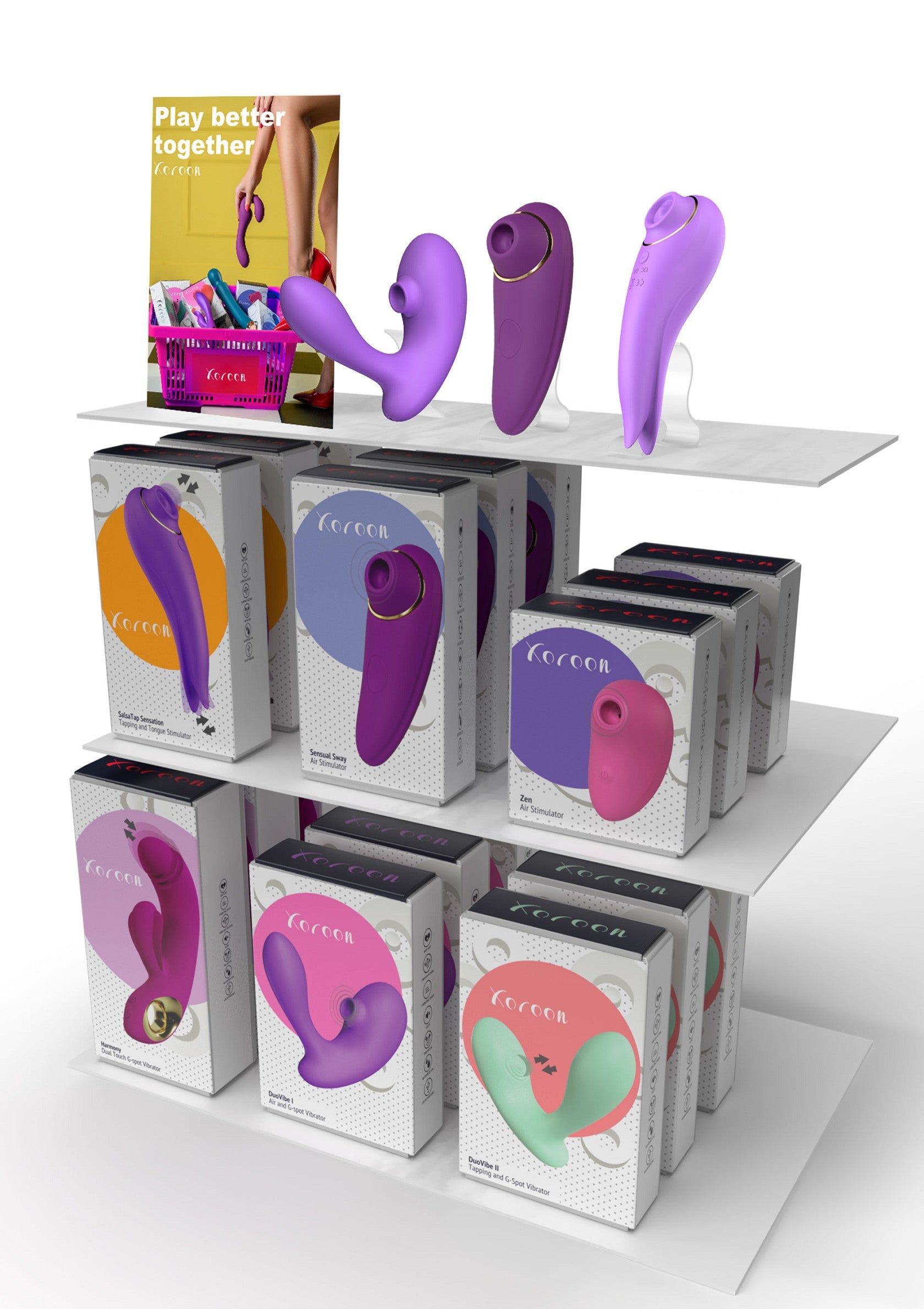 11138t xocoon xocoon set 4 shelf pack