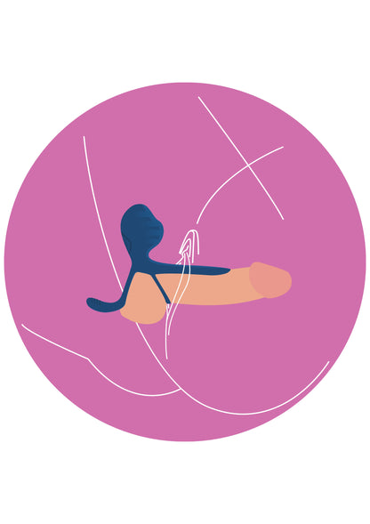 Dualdrive Couples Slimline Vibrator Ring